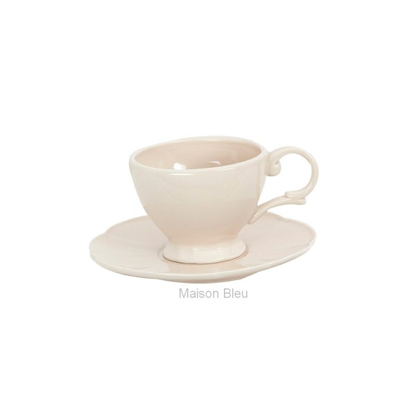 Tazza caffè ceramica beige ''Corolla''