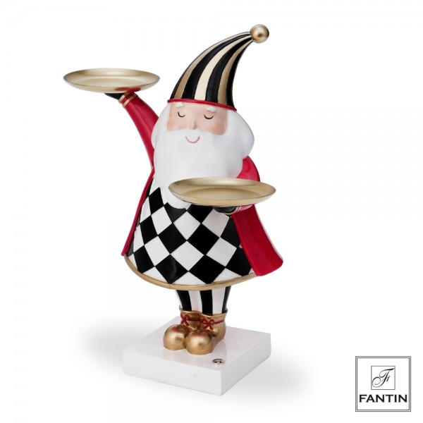 Babbo Natale a Scacchi con vassoio