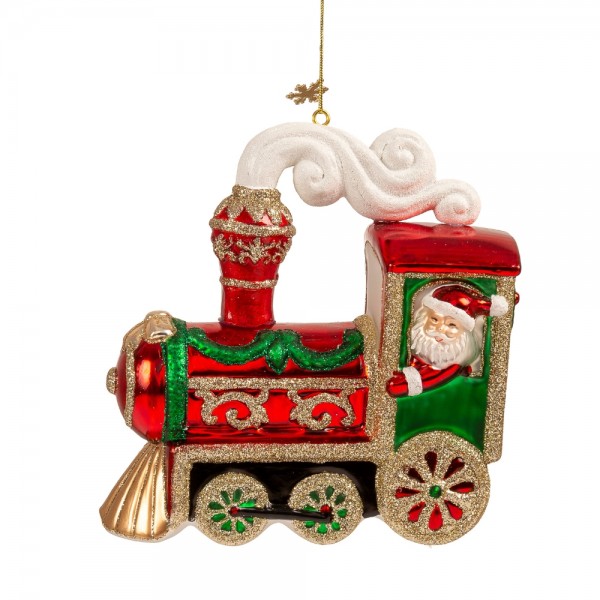 Locomotiva Babbo Natale Addobbo Albero
