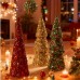 Albero Rosso perline e strass