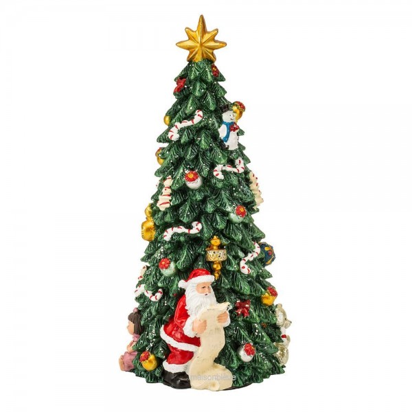 Carillon Albero con Babbo Natale
