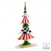 Albero natale Righe Scacchi Piccolo