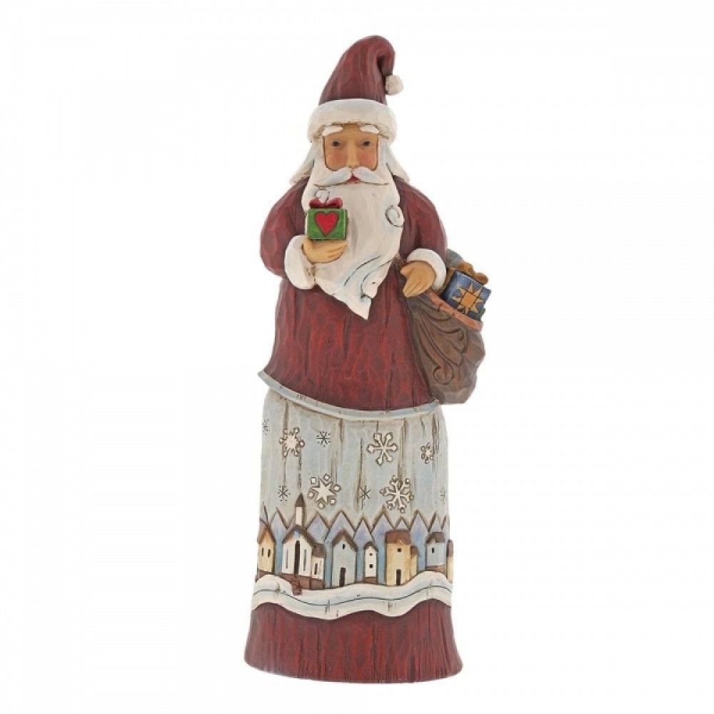 Jim Shore Natale.Babbo Natale Con Sacco Doni Jim Shore