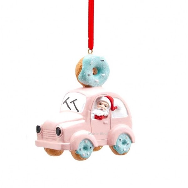 Macchina Rosa Donut Babbo Natale