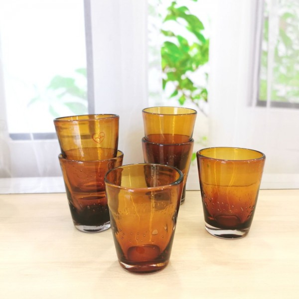 Bicchieri Acqua Ambra