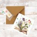 Biglietto Libro in Fiore