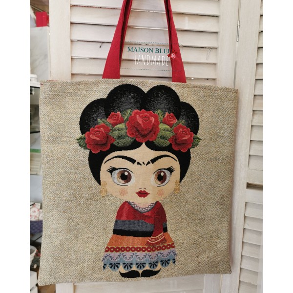 Borsa Frida Rose Rosse