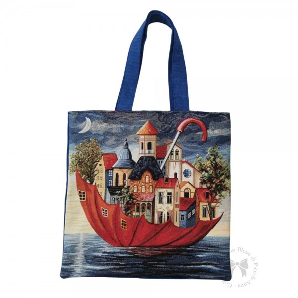 Borsa Paese in un Ombrello