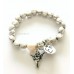 Bracciale con Angelo e Perla Bianca