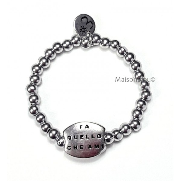 Bracciale elastico "Fa quello che ami"