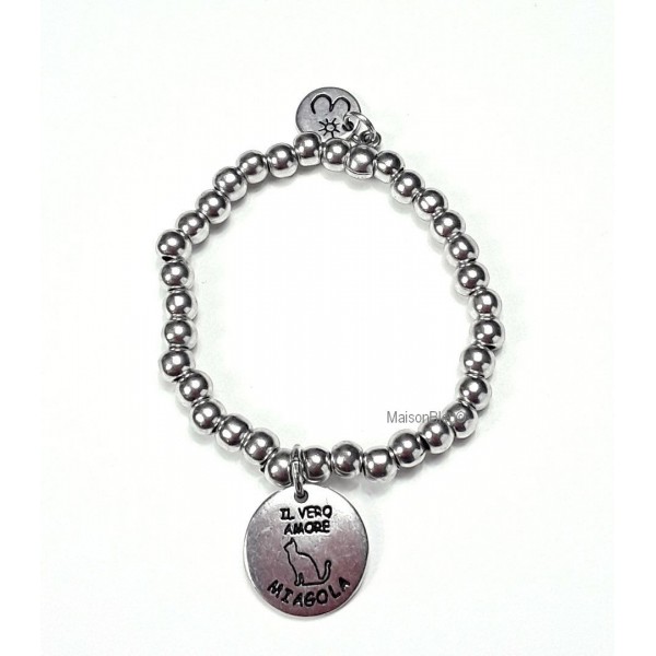 Bracciale elastico Gatto