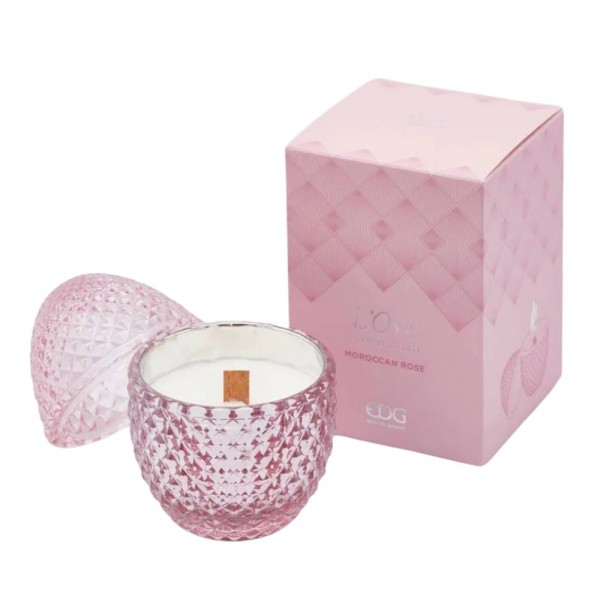 Candela Uovo Rosa profumata