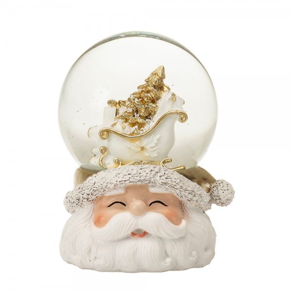 Carillon Babbo Natale Bianco