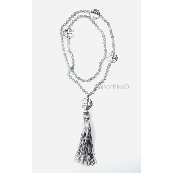 Collana Lunga grigia Frasi Collana Lunga grigia Frasi