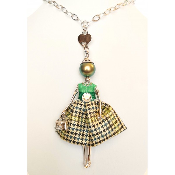 Amica Alta Moda Piedipull Verde
