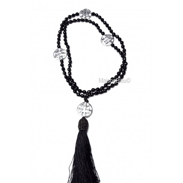 Collana Lunga nera Frasi Collana Lunga nera Frasi