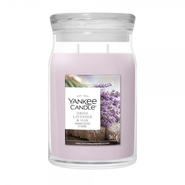 Dried Lavender & Oak Candela Grande Dried Lavender & Oak Candela Grande