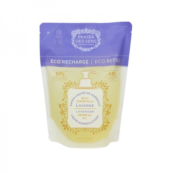 Eco-ricarica sapone liquido Marsiglia Lavanda 500 ml