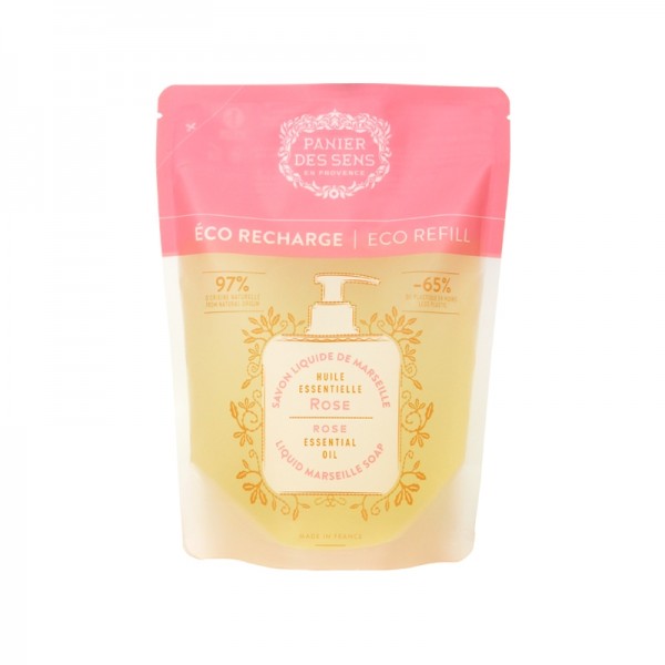 Eco-ricarica sapone liquido Marsiglia Rosa 500 ml