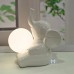 Elefantino Bianco Lampada Led