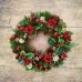 Ghirlanda Rose Rosse e Agrifoglio