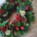 Ghirlanda Rose Rosse e Agrifoglio