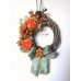 Ghirlanda Piccola Rose Arancio