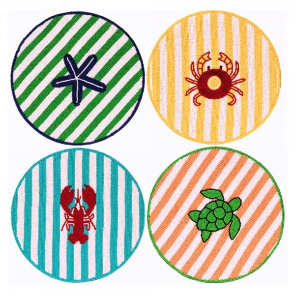 Set 4 Sottopiatti Perline Set 4 Sottopiatti Perline