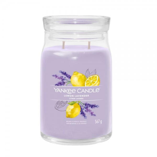 Lemon Lavender Candela Grande