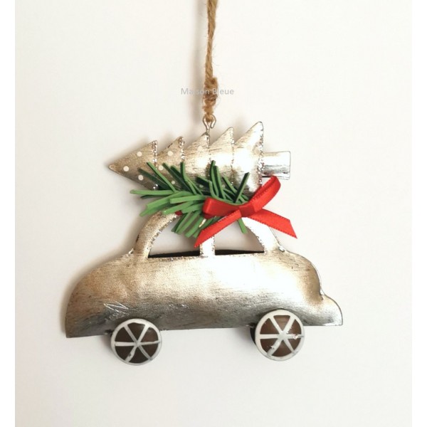 Decorazione Macchina Metallo Grande