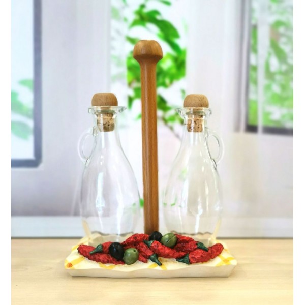 Olio e Aceto decoro Peperoncino Olio e Aceto decoro Peperoncino