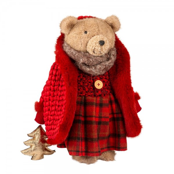 Orsetta con Cappottino Rosso