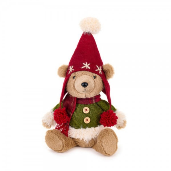 Orsetto seduto Cappello Rosso