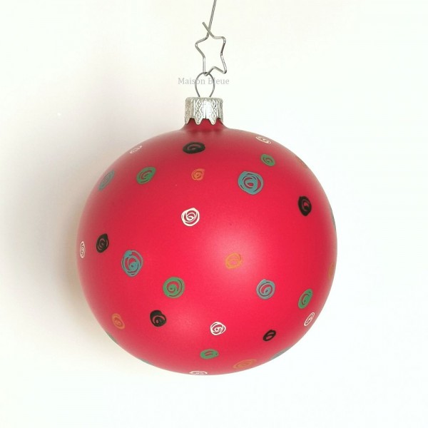 Palla Natale Rossa Palla Natale Rossa