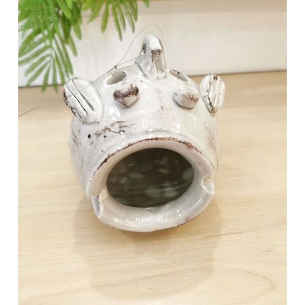 Pesciolino Porta Tea-light Beige
