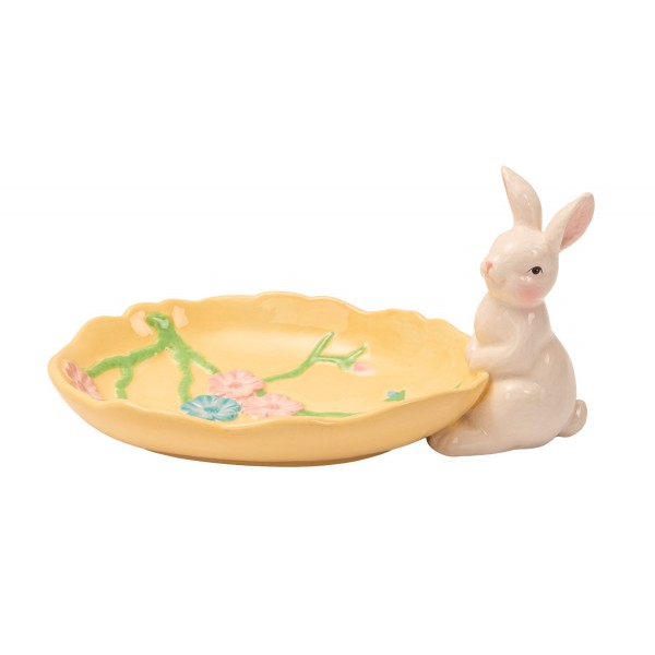Piattino Giallo con Coniglio