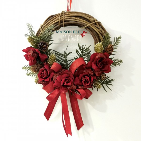 Ghirlanda Piccola Rose Rosse