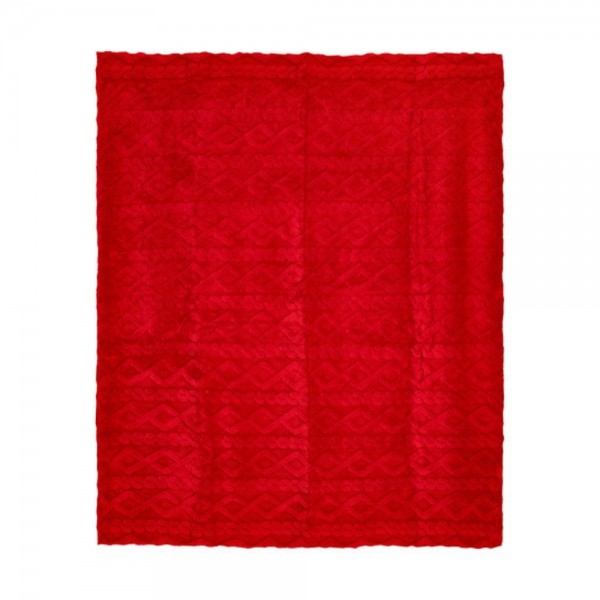 Plaid Rosso Jacquard