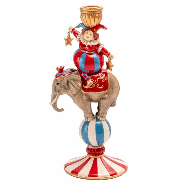 Porta Candela Arlecchino su Elefante