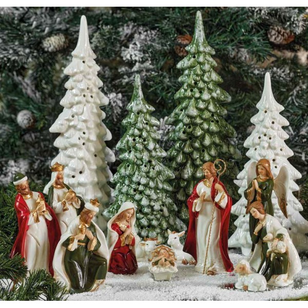 Presepe Porcellana 11 pezzi