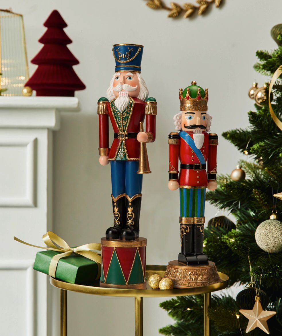 KWO Olbernhau 19350 schiaccianoci Mrs Santa Decorativo, Legno, 30,5 x 12 x 13,5 cm, Multicolore