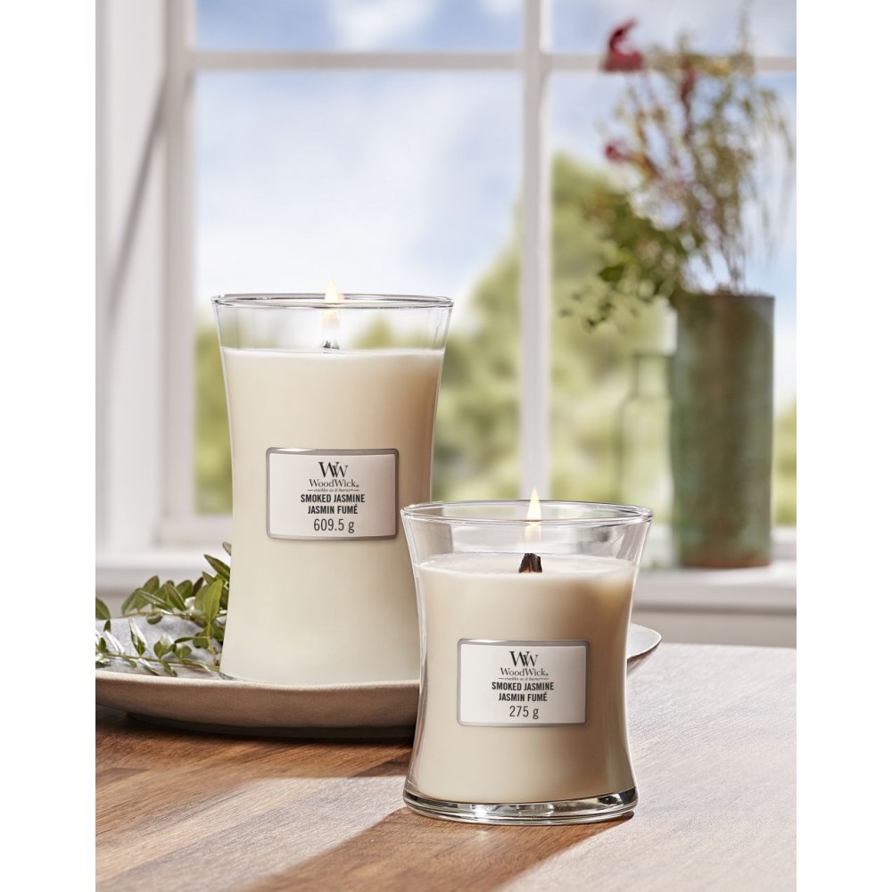 Smoked Jasmine Candela Media - Woodwick