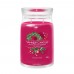 Sparkling Winterberry Candela Grande Sparkling Winterberry Candela Grande
