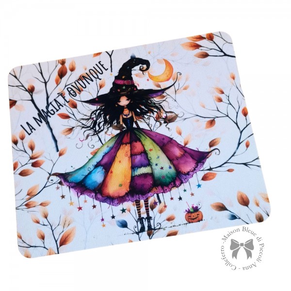 Tappetino Mouse Strega Autunno