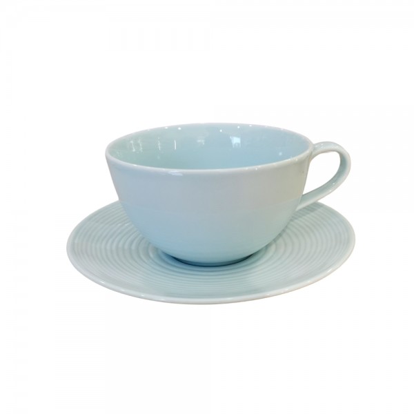 Tazza Colazione Maze Azzurra