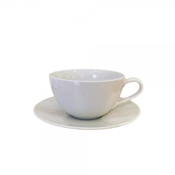 Tazza Colazione Maze Grigia Tazza Colazione Maze Grigia