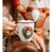 Tazza Mug Porcellana decoro Ghirlanda