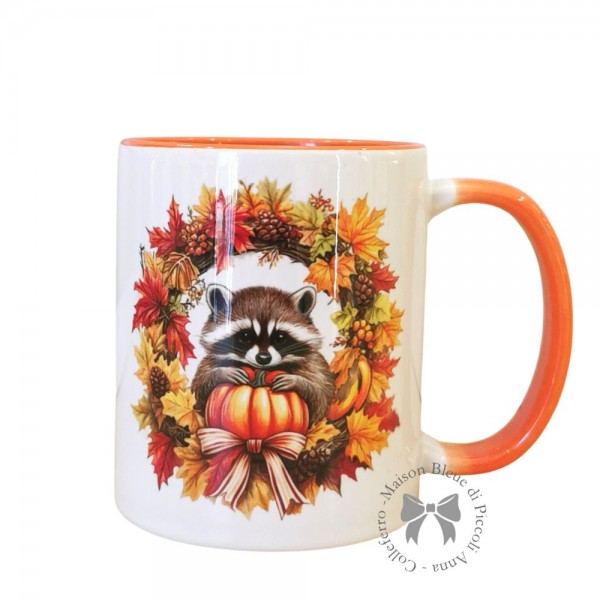 Tazza Mug Procione e Zucca