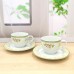 Tazza da tè decoro Botanico 2 pezzi