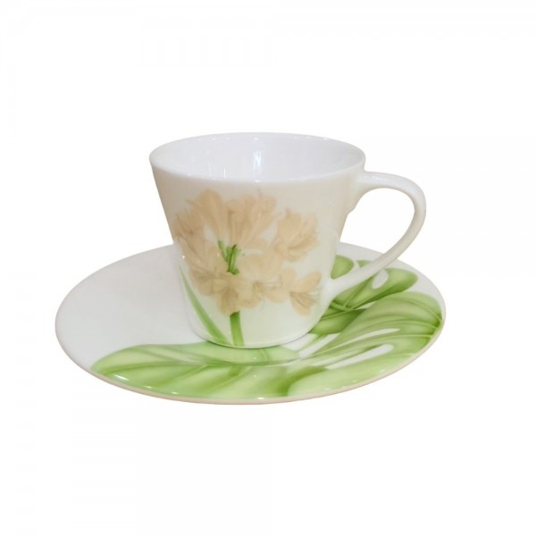 Tazzine Caffè Foglie e Fiori